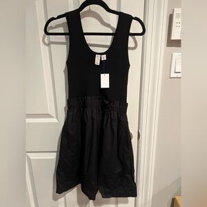 Joie Women’s Sleeveless Mixed Media Black Mini Dress- New With Tags!